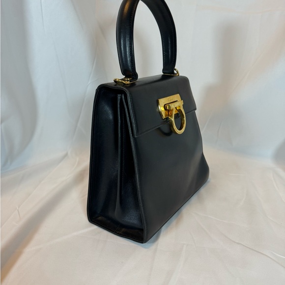 SALVATORE FERRAGAMO Gancini Mini Bag Black - Picture 7 of 13